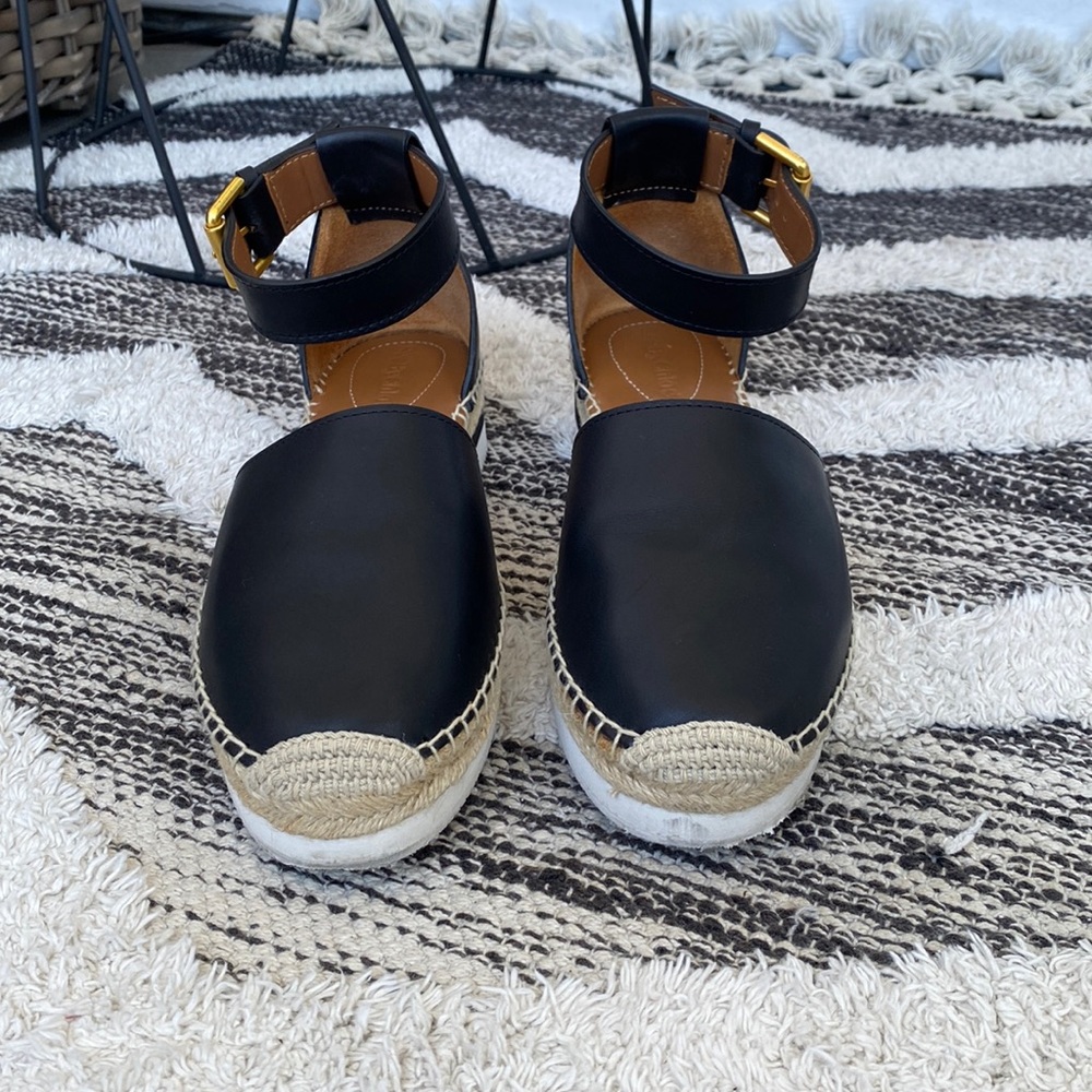 See by Chloe Ankle-Strap Espadrilles